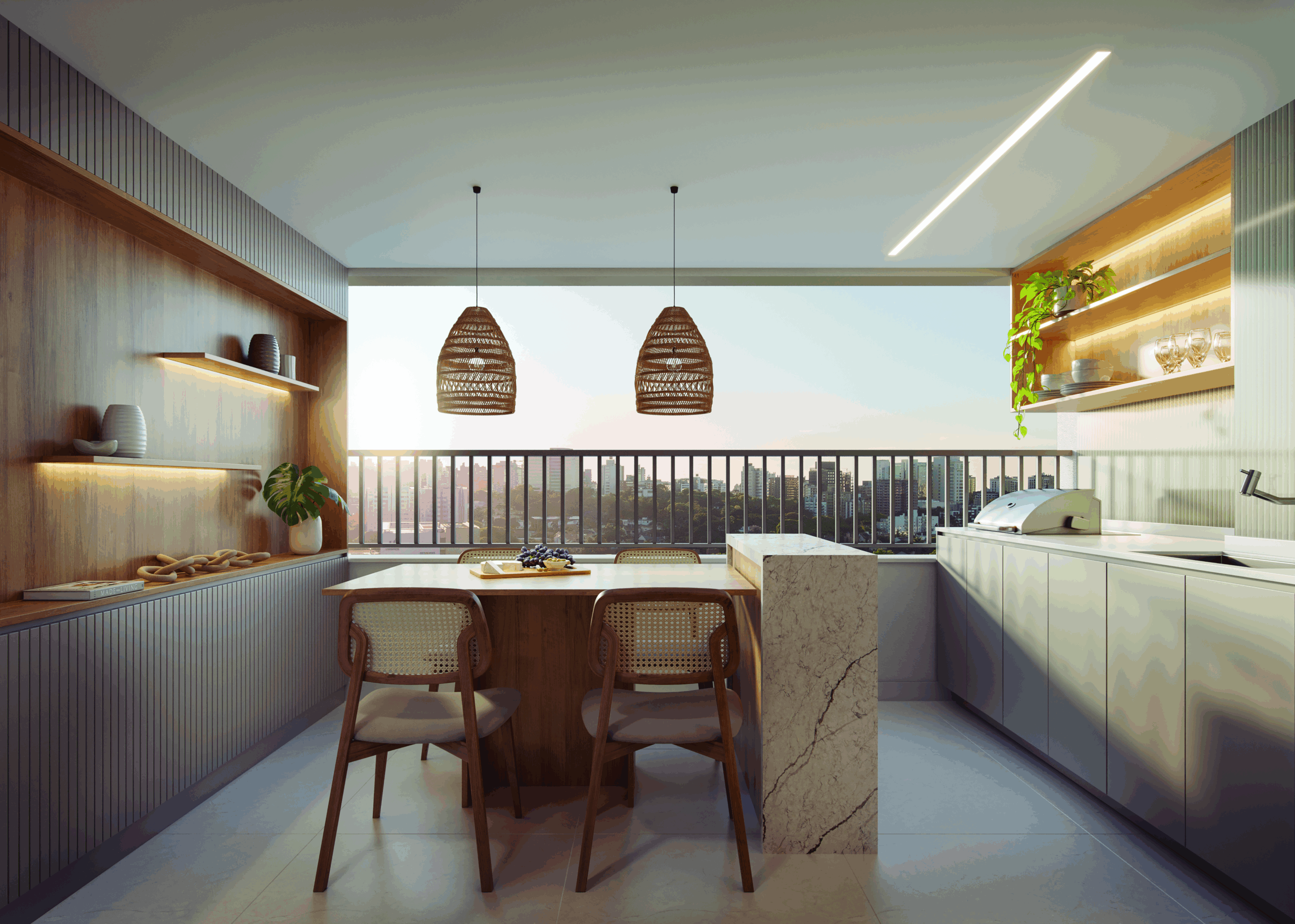 Perspectiva 1 do empreendimento